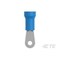 Te Connectivity Ring Terminal, #10 Stud Size, 6 AWG, 600 V, Vinyl Insulated, Blue 52265 - alternate 4